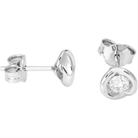 Boucles d'oreilles Golay Femme Calla in Or blanc Diamante OIM34 0.37 F SI